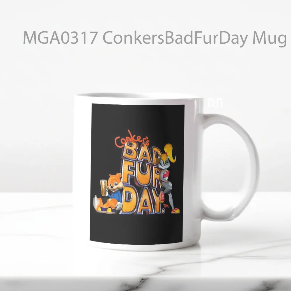 Conkers Bad Fur Day Game Mug
