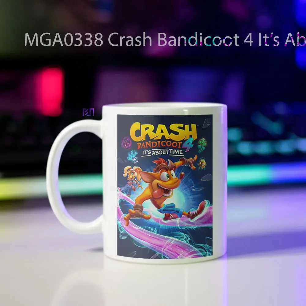 Crash Bandicoot 4 It’s About Time Game Mug - Sudut 2