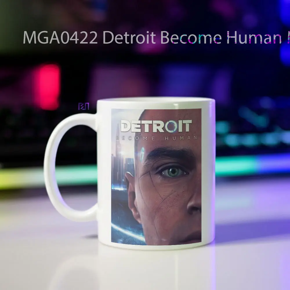 Detroit Become Human Game Mug - Sudut 2