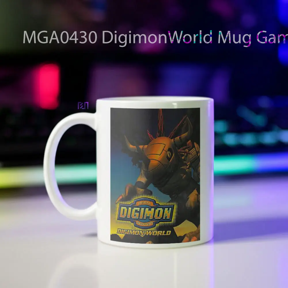Digimon World Game Mug - Sudut 2