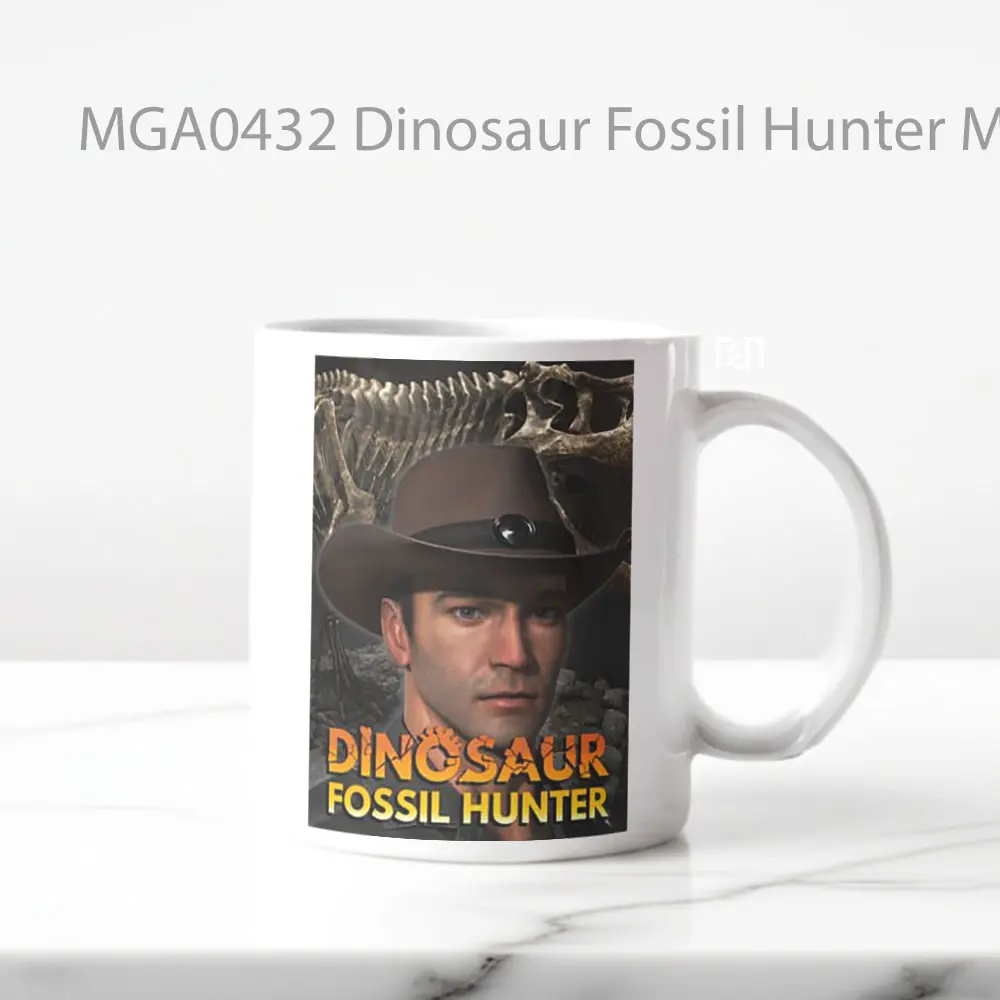 Dinosaur Fossil Hunter Game Mug