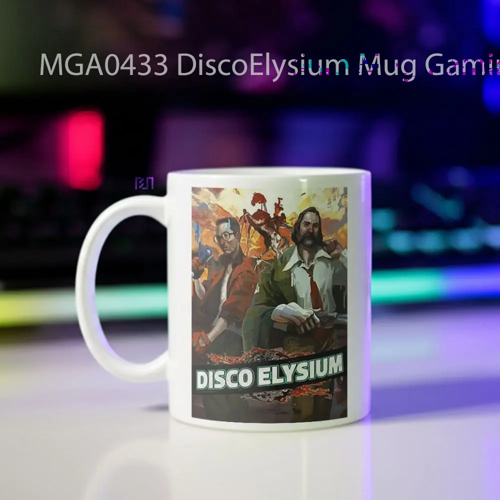 Disco Elysium Game Mug - Sudut 2