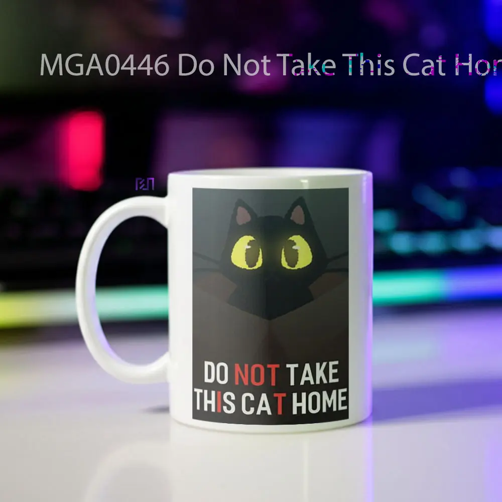 Do Not Take This Cat Home Game Mug - Sudut 2