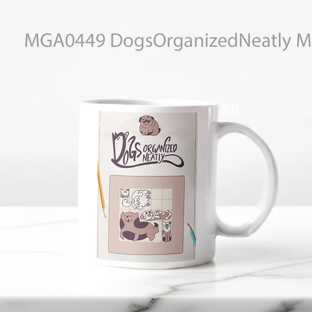 Dogs Organized Neatly Game Mug