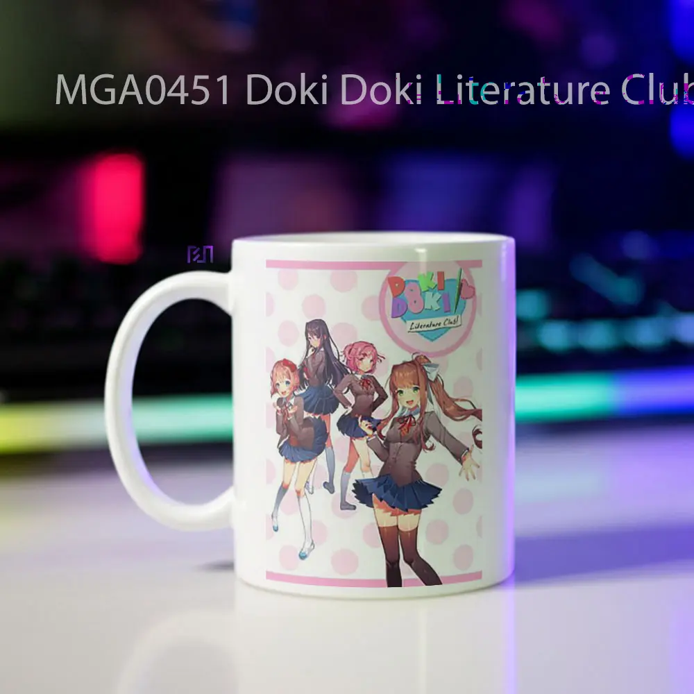 Doki Doki Literature Club- Game Mug - Sudut 2