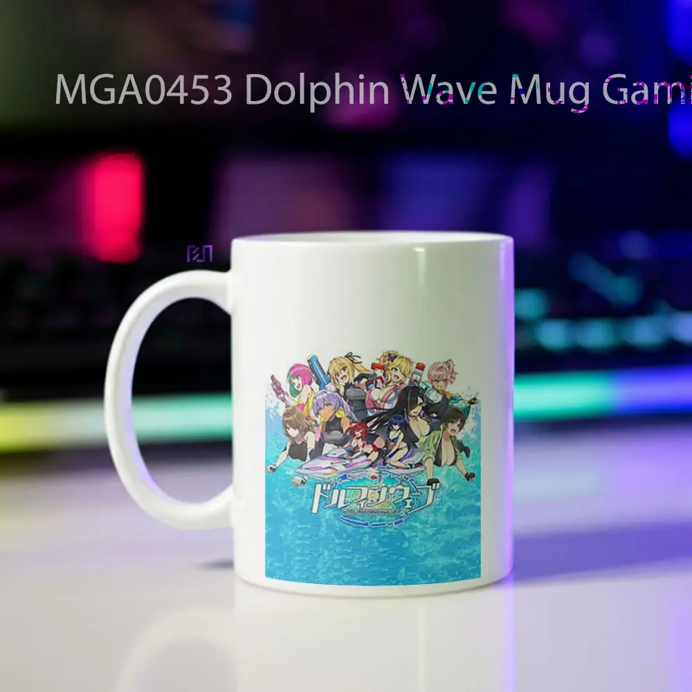 Dolphin Wave Game Mug - Sudut 2