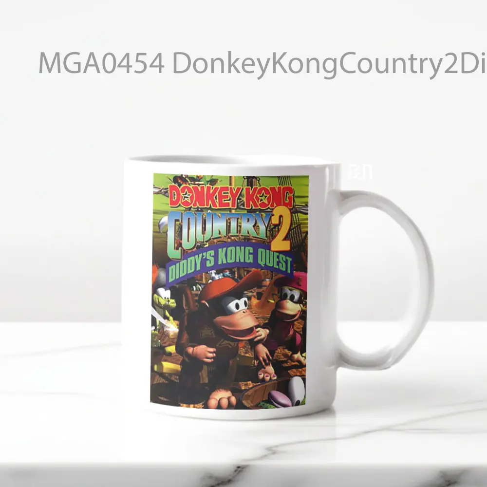 Donkey Kong Country 2 Diddy's Kong Quest Game Mug