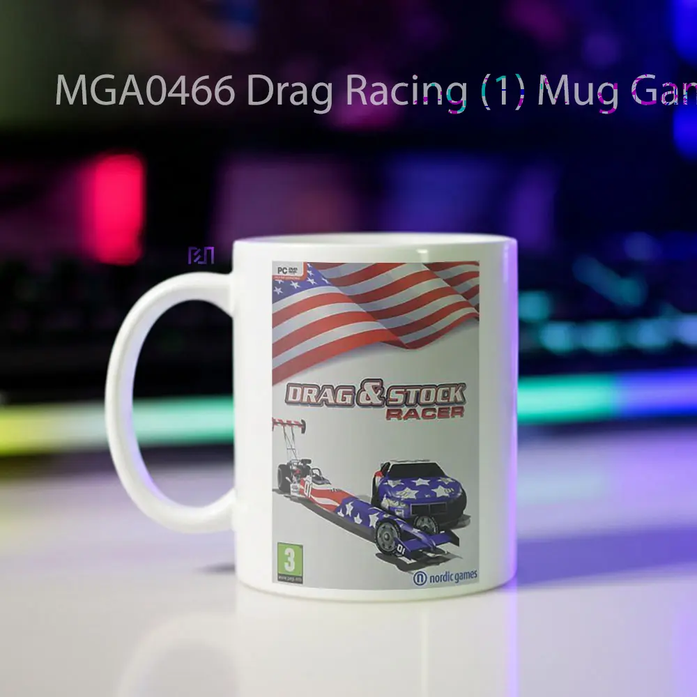Drag Racing (1) Game Mug - Sudut 2