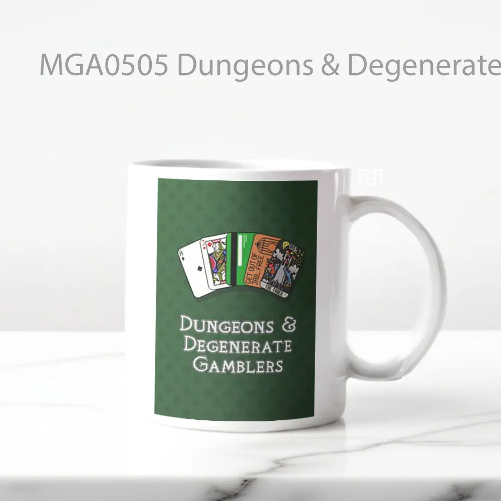 Dungeons & Degenerate Gamblers Game Mug