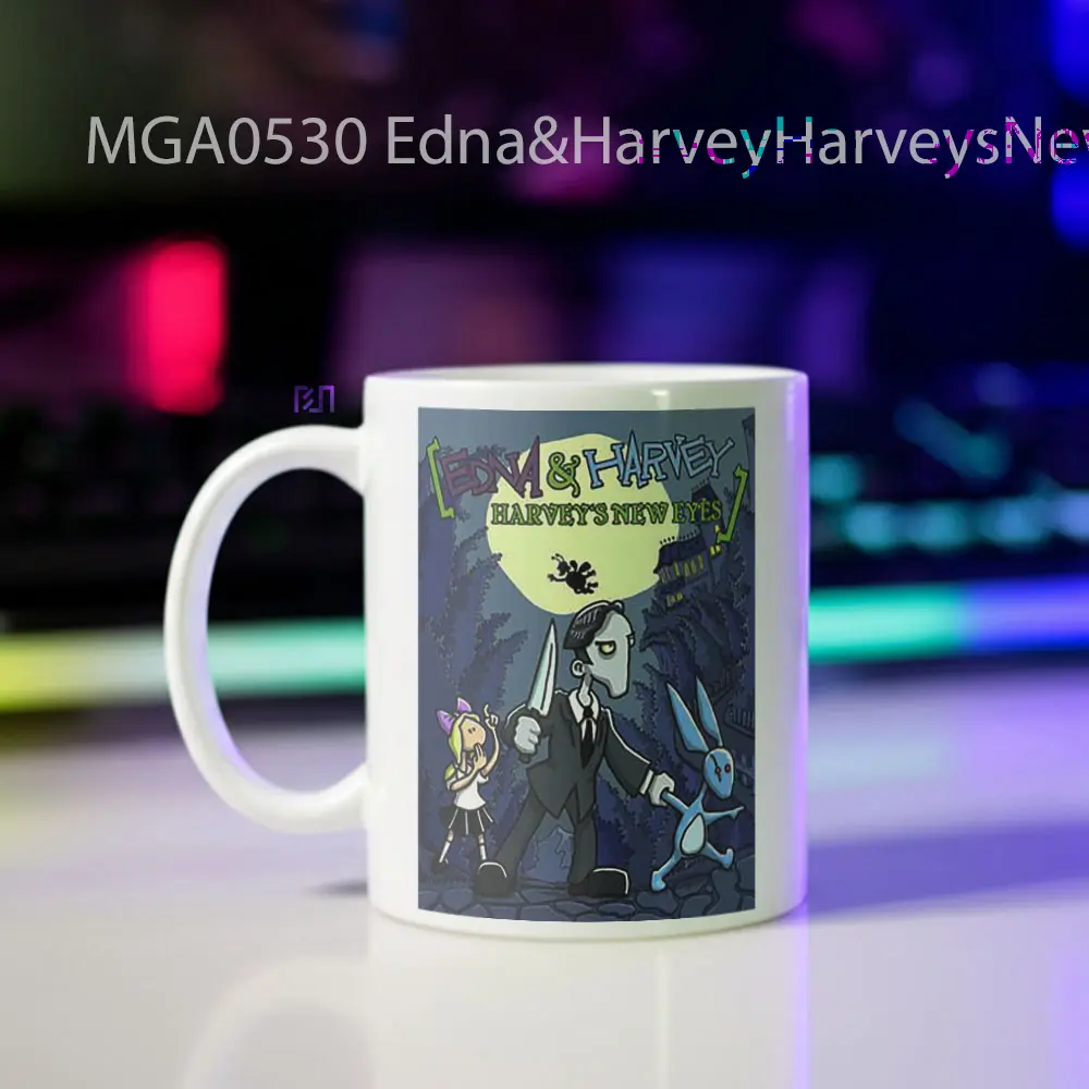 Edna & Harvey Harvey's New Eyes Game Mug - Sudut 2
