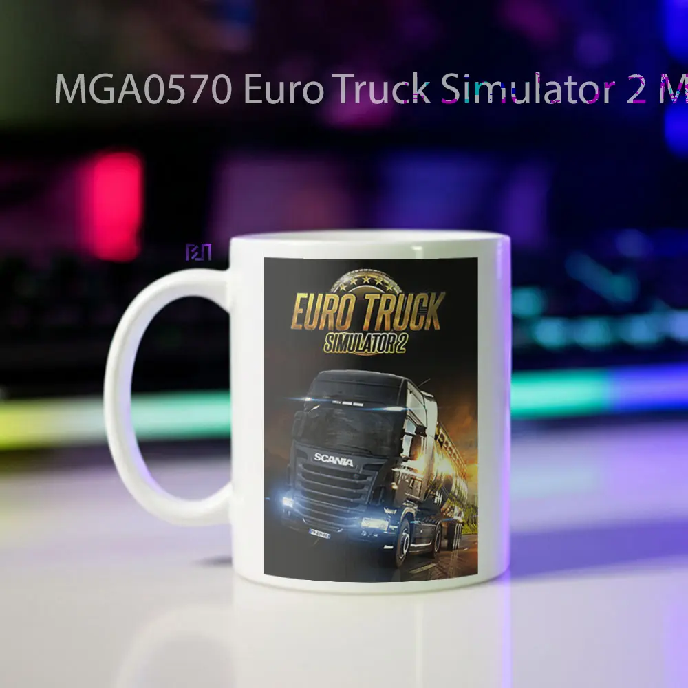 Euro Truck Simulator 2 Game Mug - Sudut 2