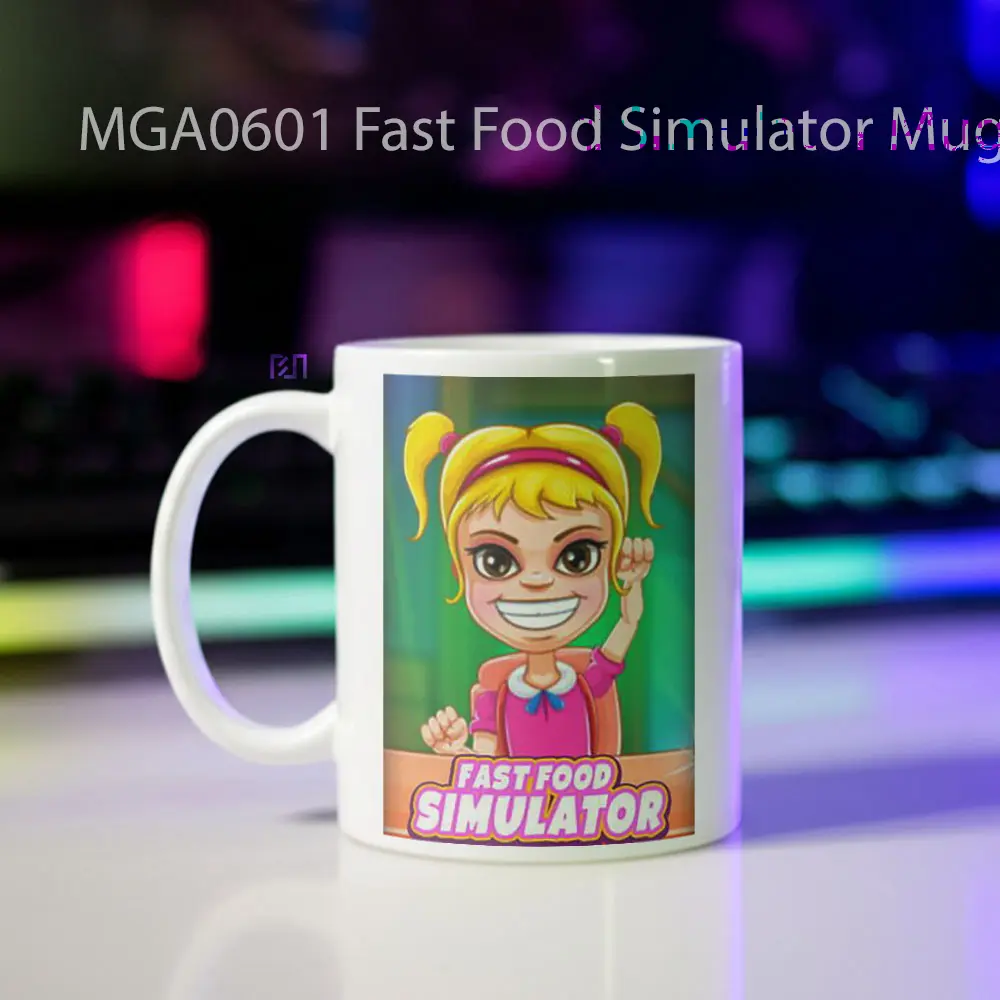 Fast Food Simulator Game Mug - Sudut 2