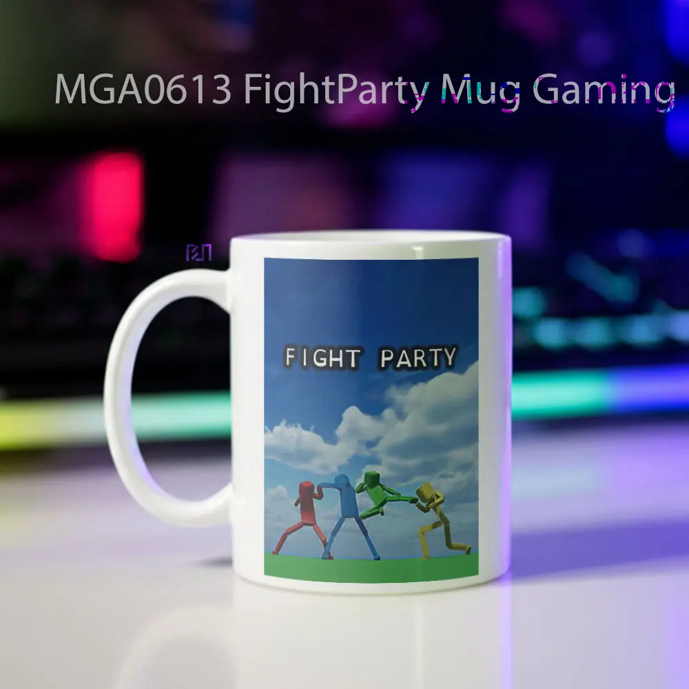 FightParty Game Mug - Sudut 2