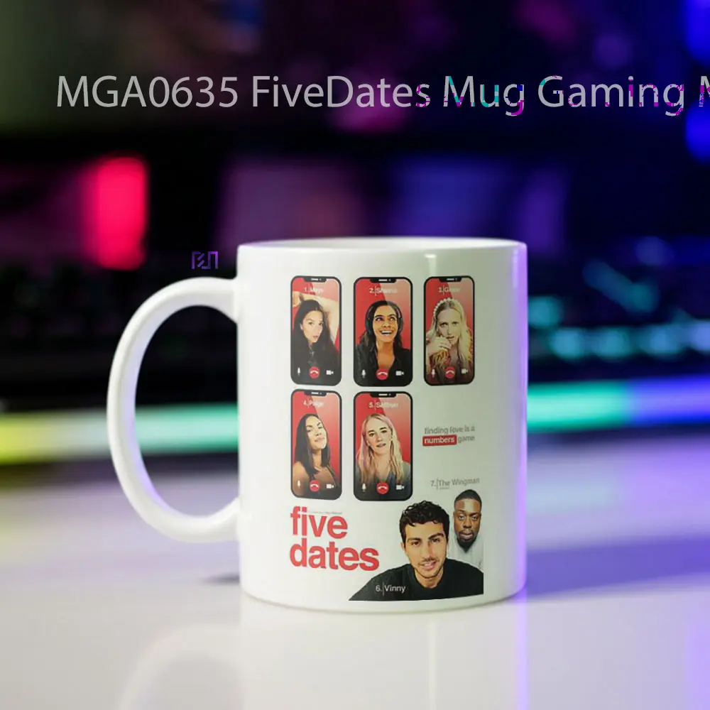 FiveDates Game Mug - Sudut 2