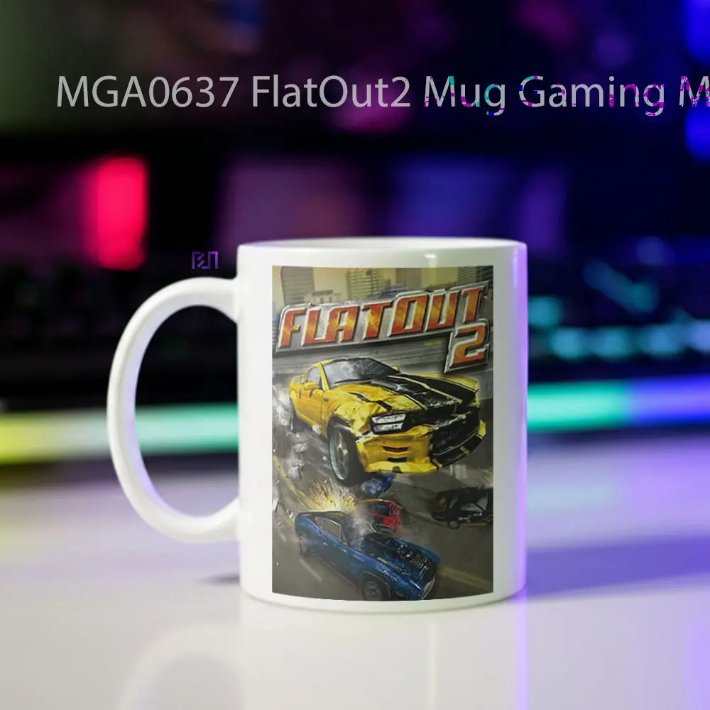 FlatOut2 Game Mug - Sudut 2