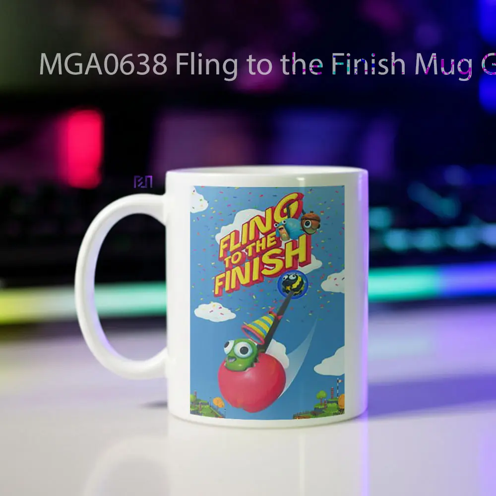 Fling to the Finish Game Mug - Sudut 2