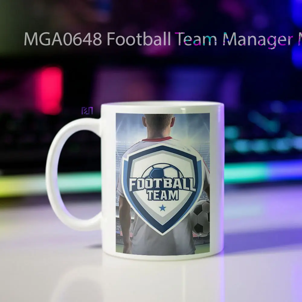 Football Team Manager Game Mug - Sudut 2