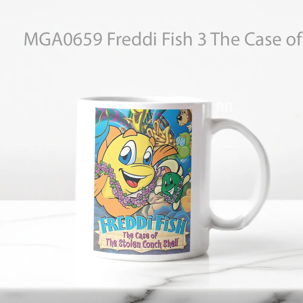 Freddi Fish 3 The Case of the Stolen Conch Shell Game Mug