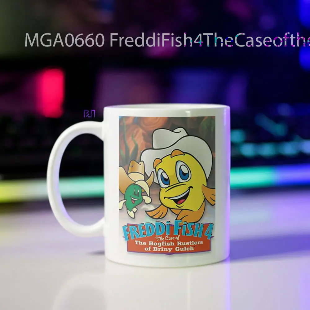 FreddiFish4TheCaseoftheHogfishRustlersofBrinyGulch Game Mug - Sudut 2