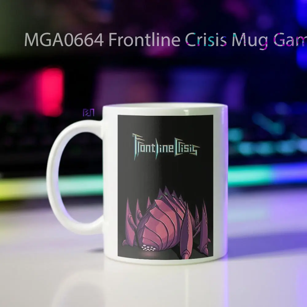 Frontline Crisis Game Mug - Tampak Tengah