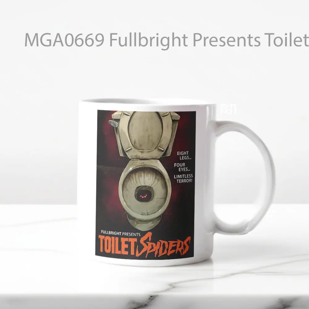 Fullbright Presents Toilet Spiders Game Mug