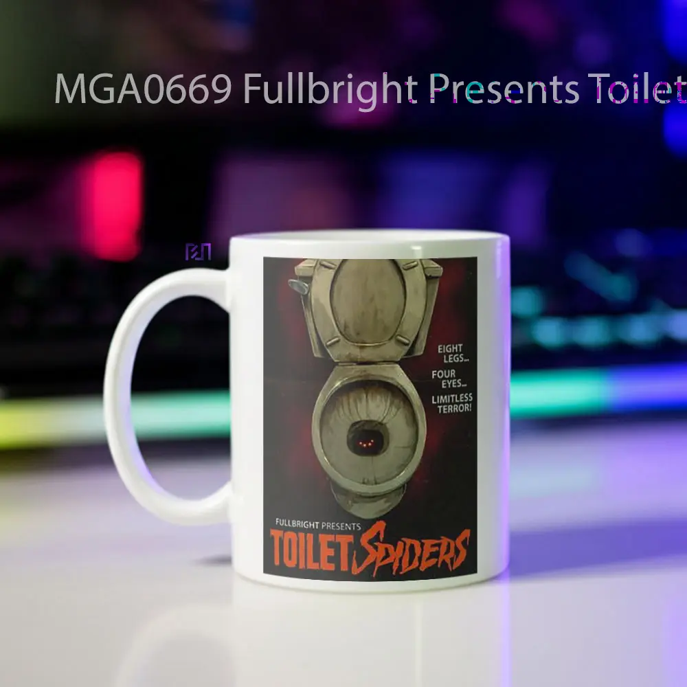 Fullbright Presents Toilet Spiders Game Mug - Tampak Kanan