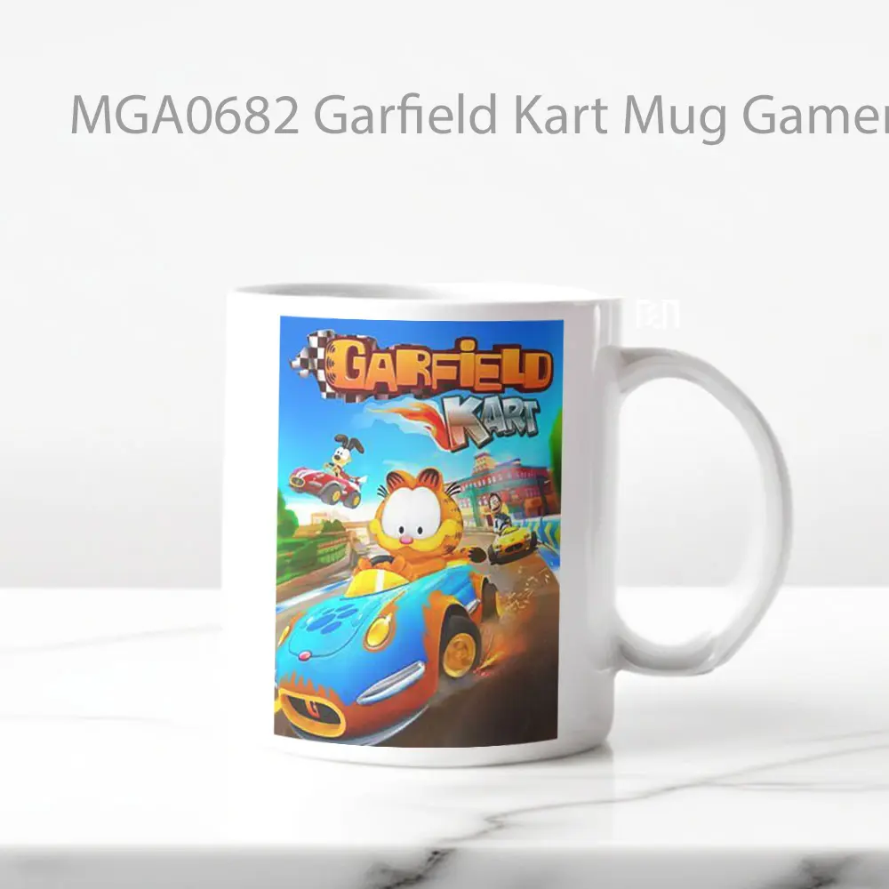 Garfield Kart Game Mug