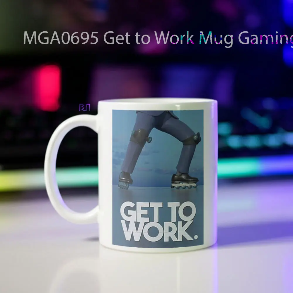 Get to Work Game Mug - Sudut 2