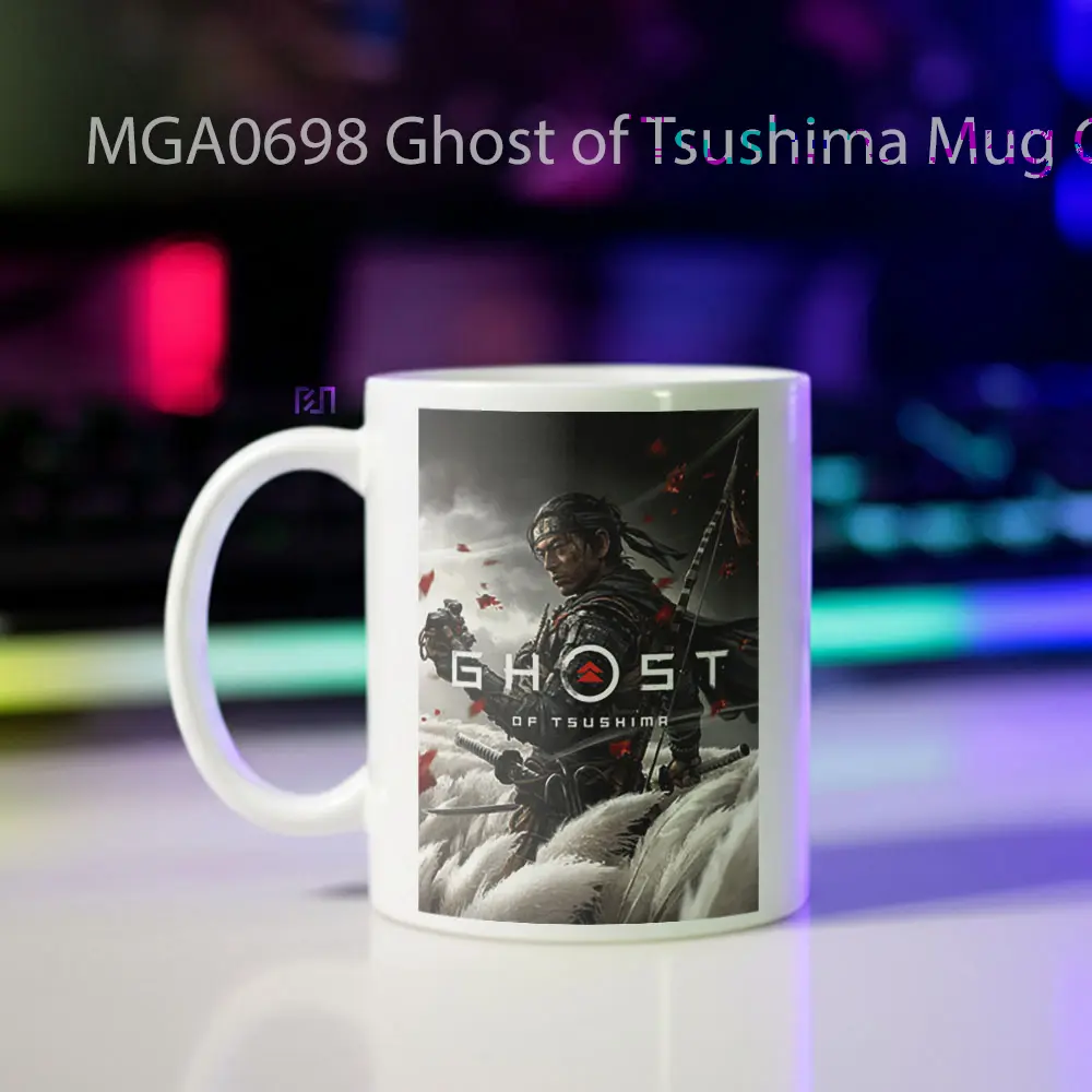 Ghost of Tsushima Game Mug - Sudut 2