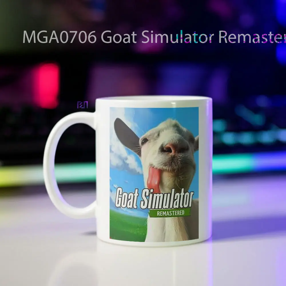 Goat Simulator Remastered Game Mug - Sudut 2