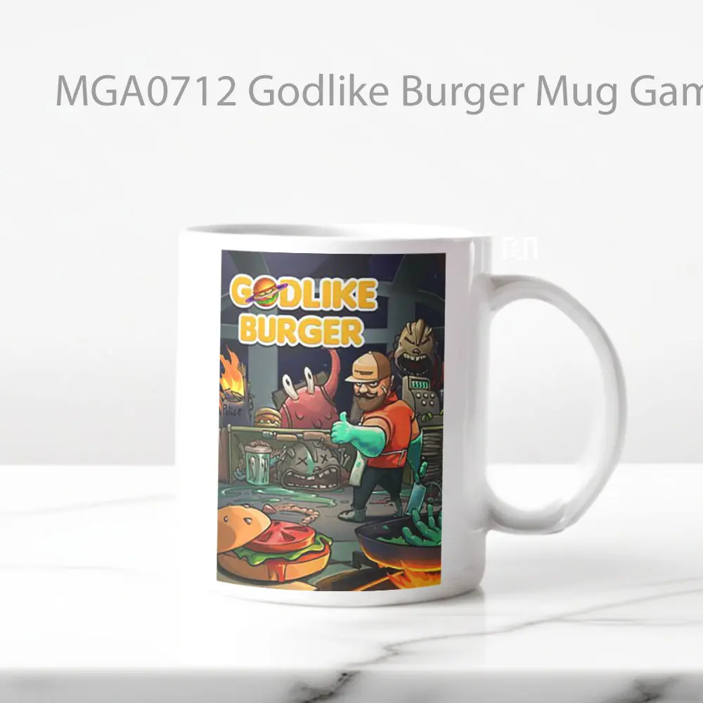 Godlike Burger Game Mug