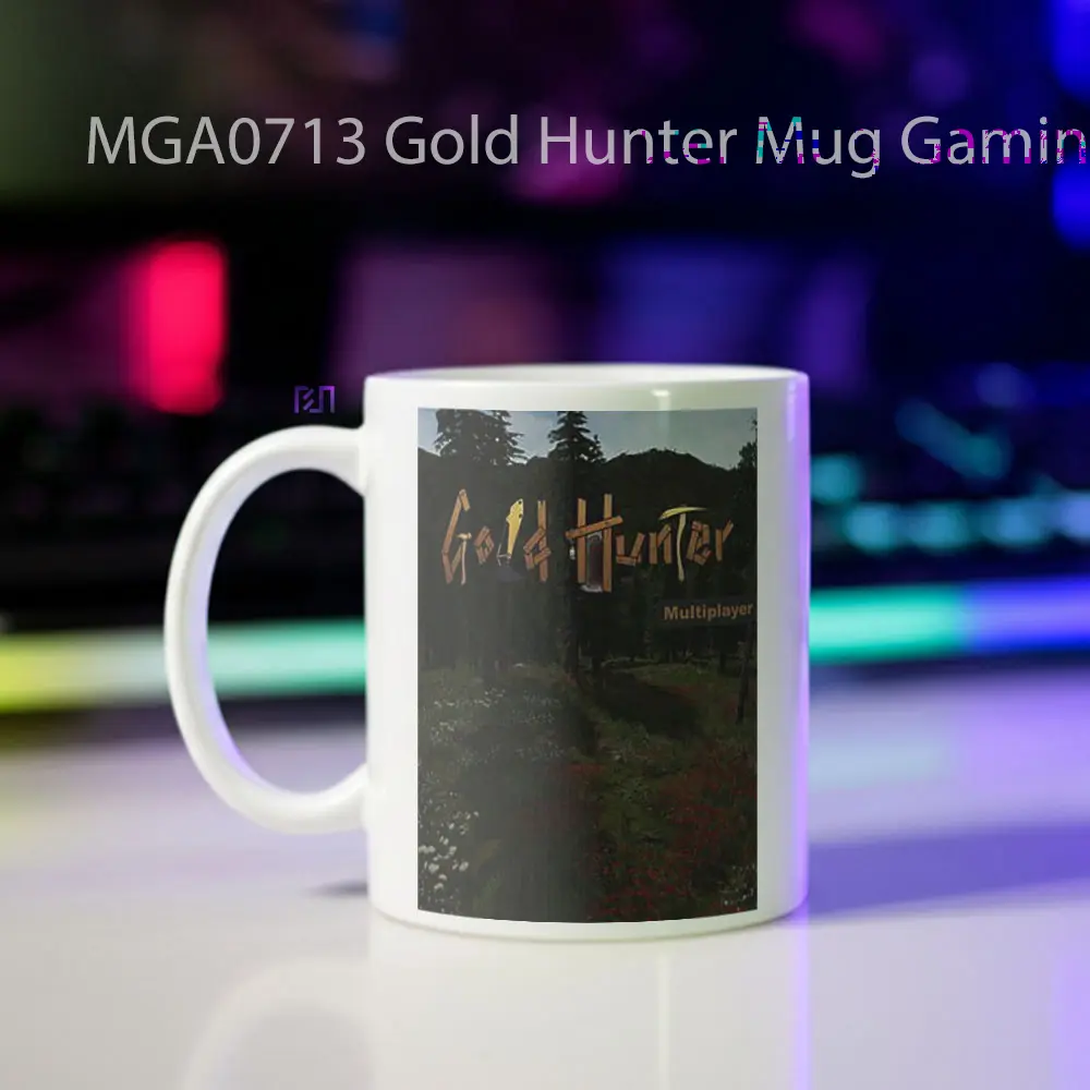 Gold Hunter Game Mug - Sudut 2