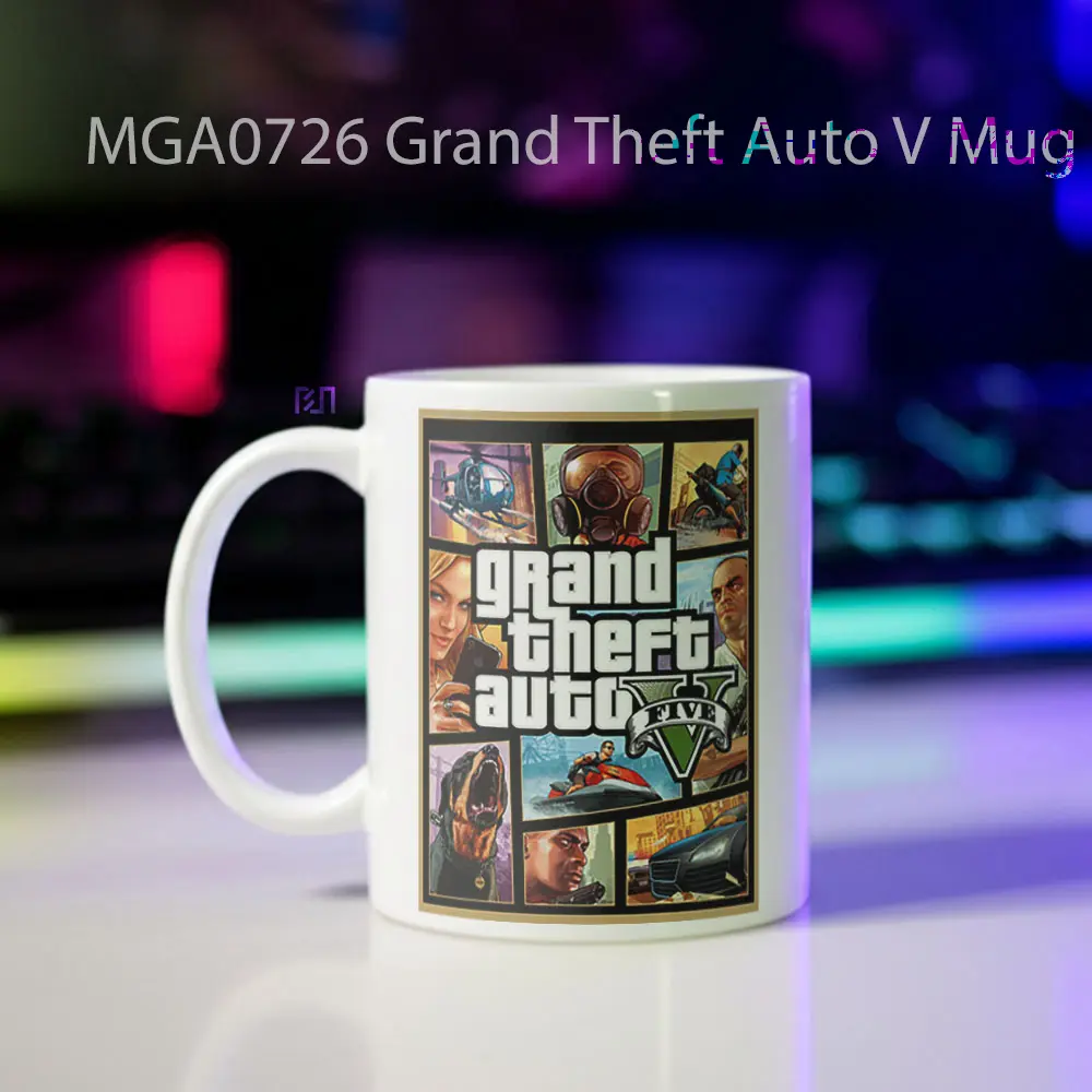 Grand Theft Auto V Game Mug - Sudut 2