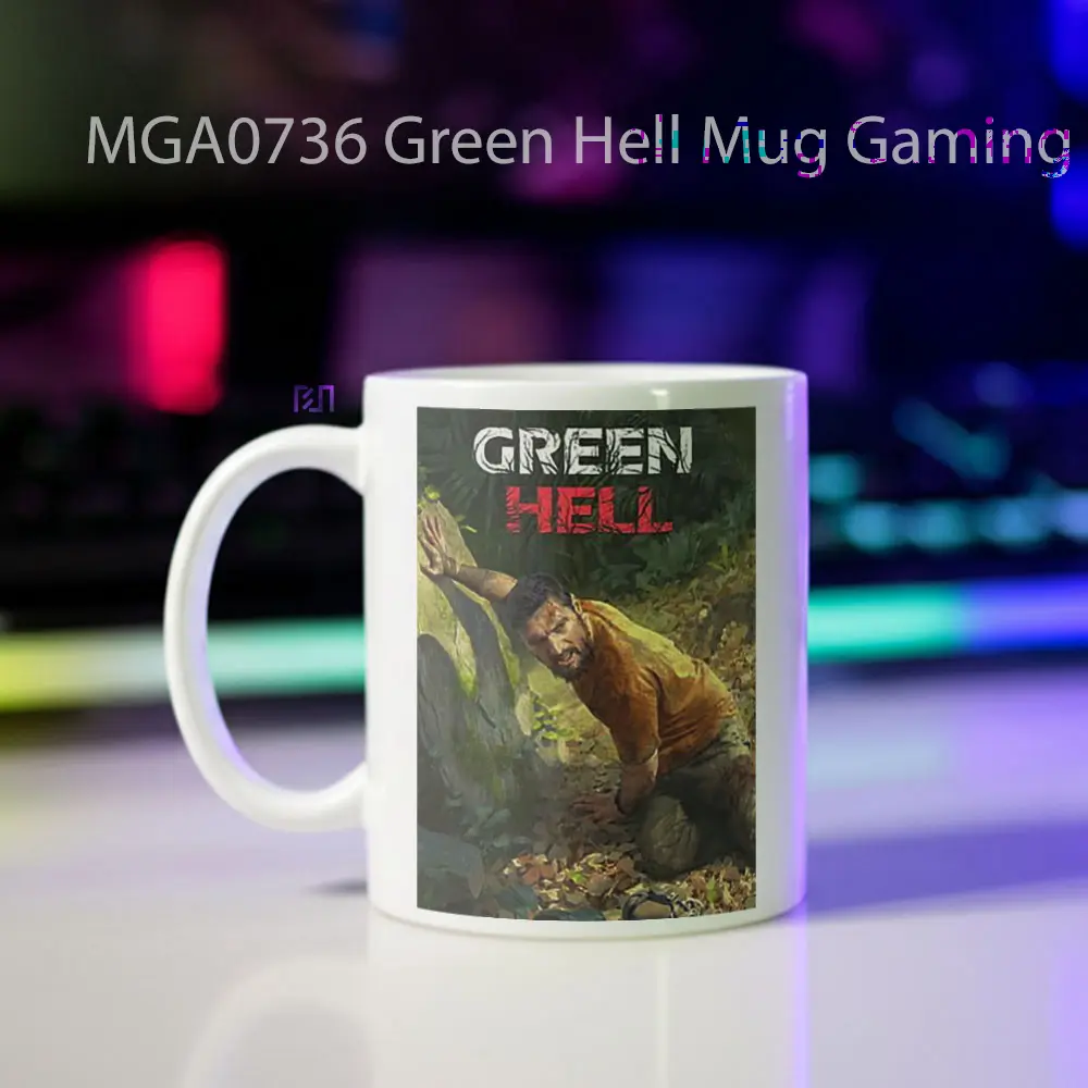 Green Hell Game Mug - Sudut 2