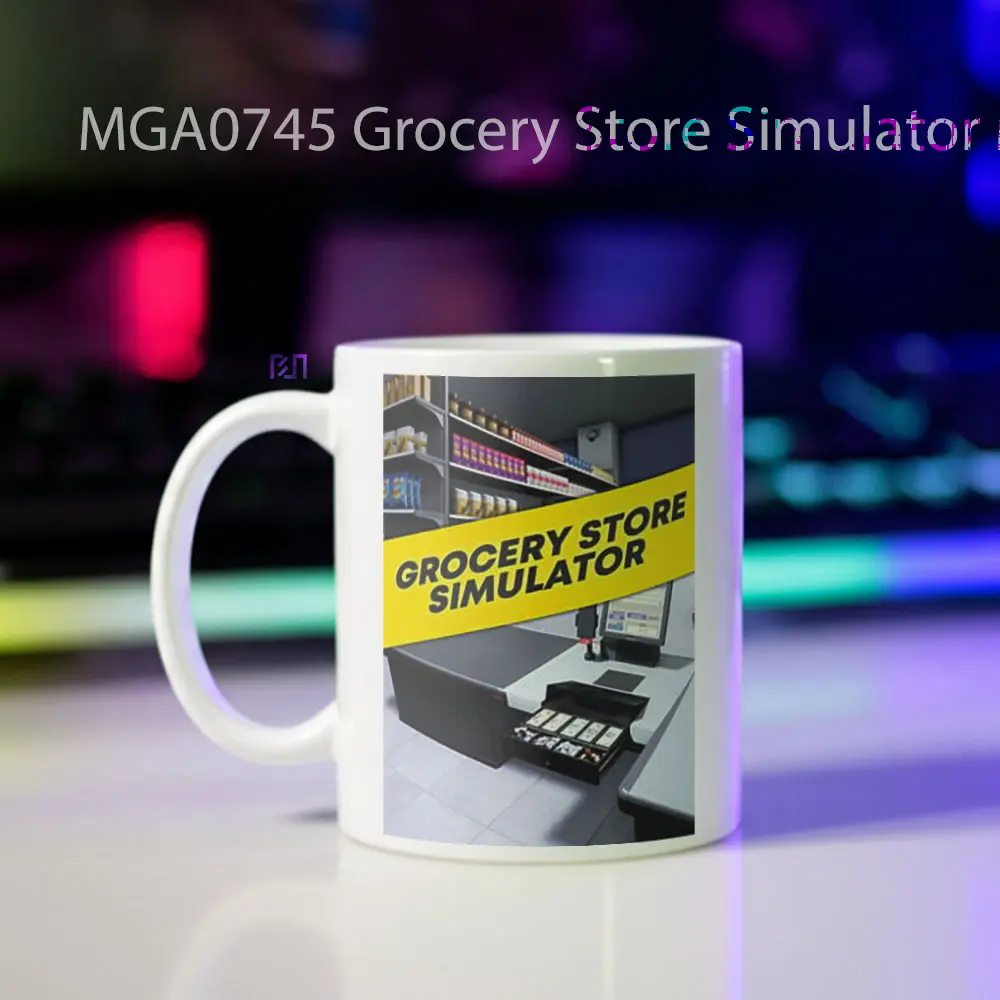 Grocery Store Simulator Game Mug - Sudut 2