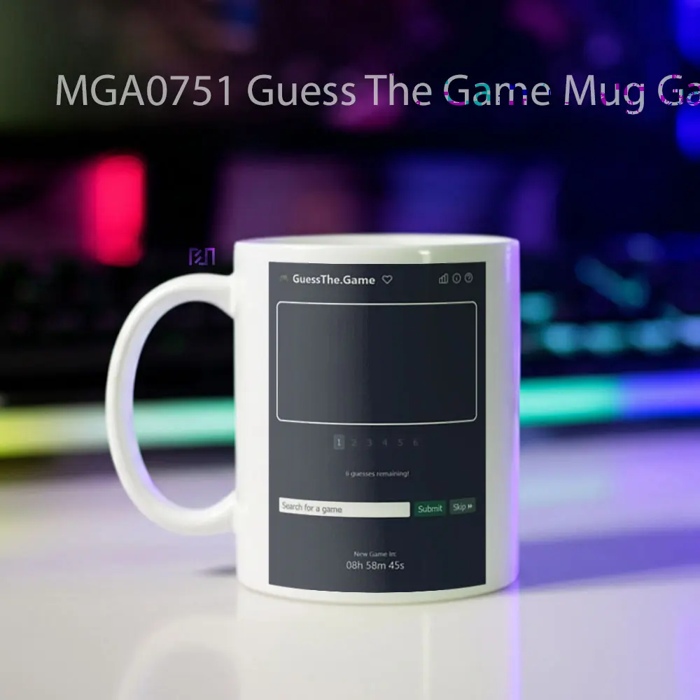 Guess The Game Game Mug - Sudut 2