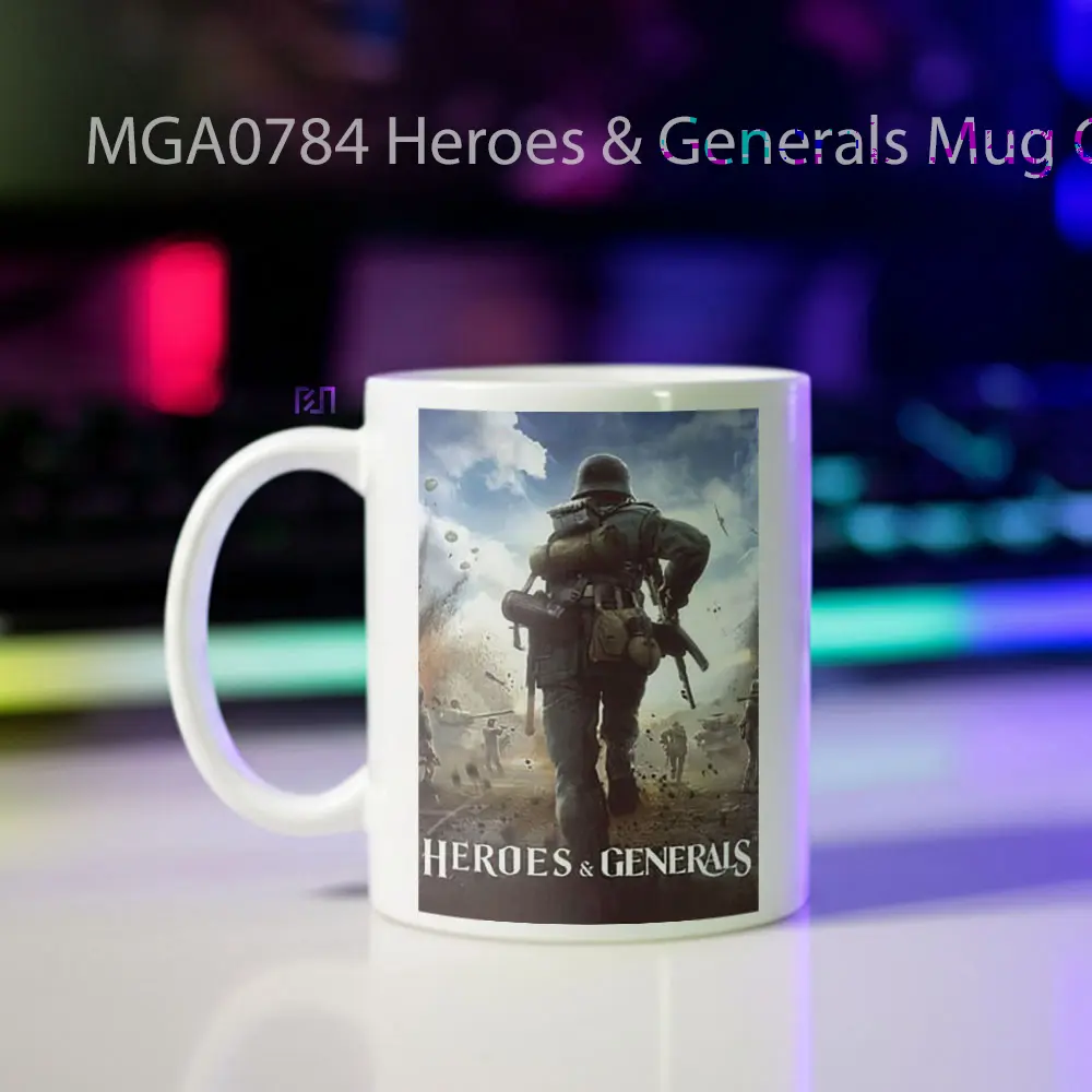 Heroes & Generals Game Mug - Sudut 2