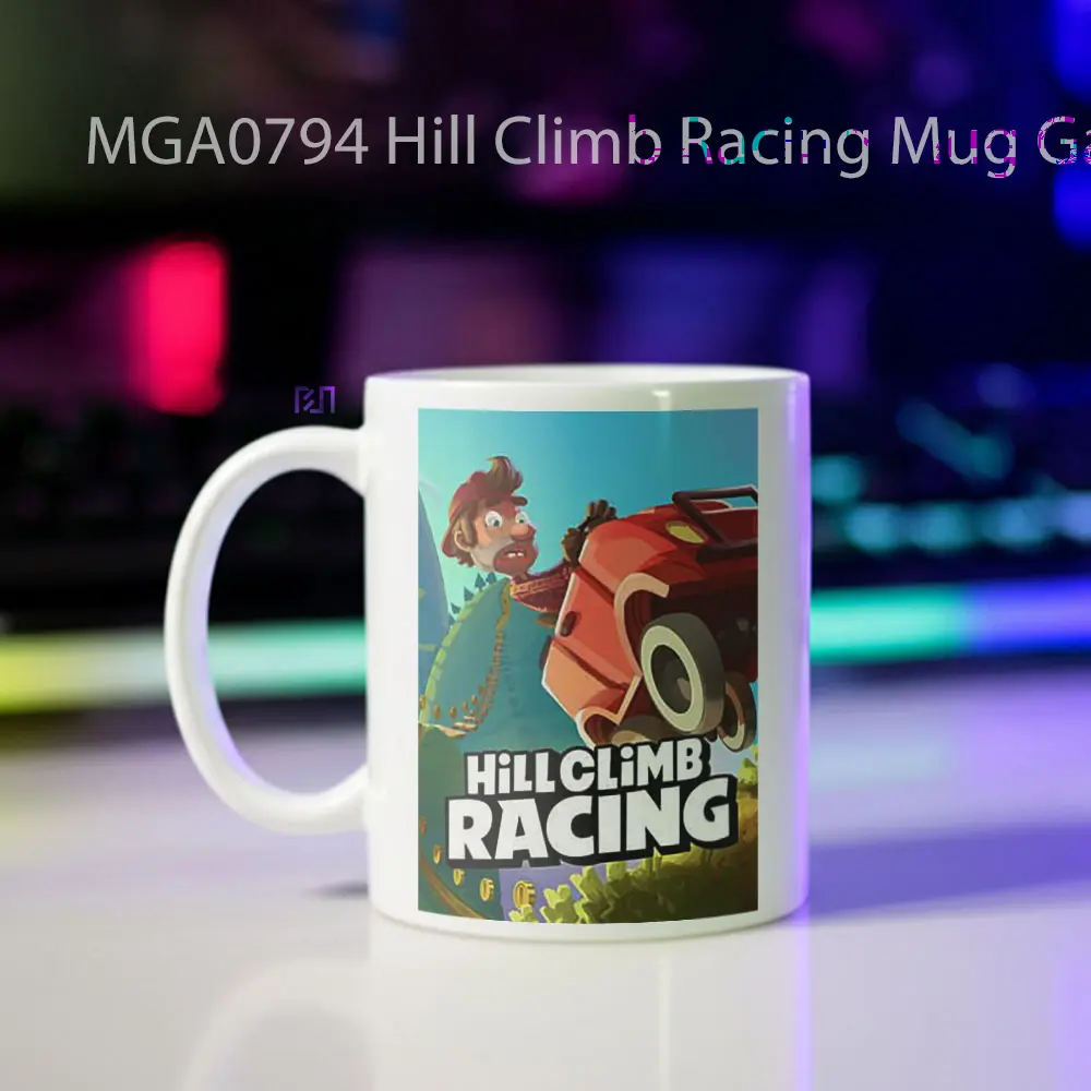Hill Climb Racing Game Mug - Sudut 2