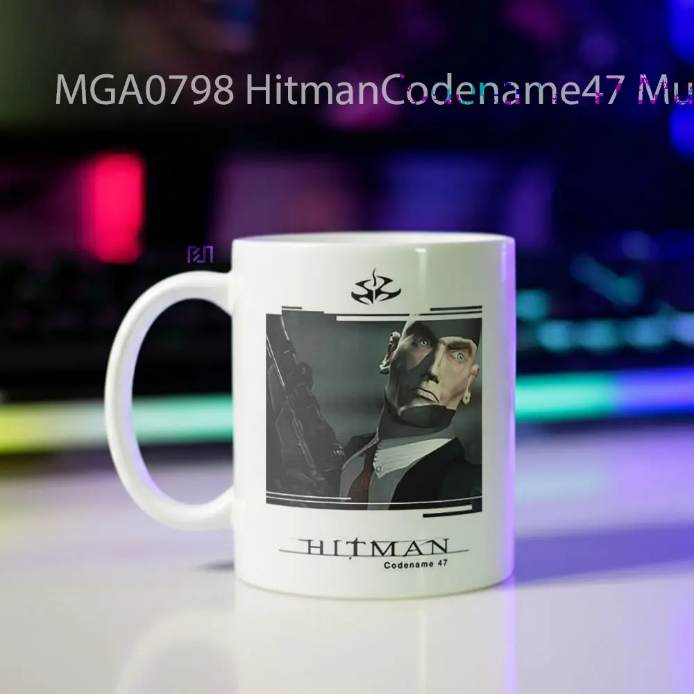 HitmanCodename47 Game Mug - Sudut 2