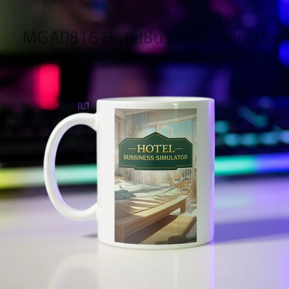 Hotel Business Simulator Game Mug - Sudut 2