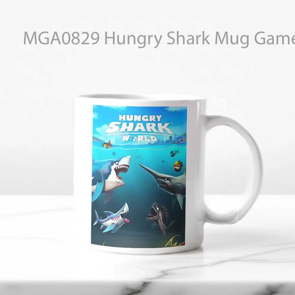 Hungry Shark Game Mug