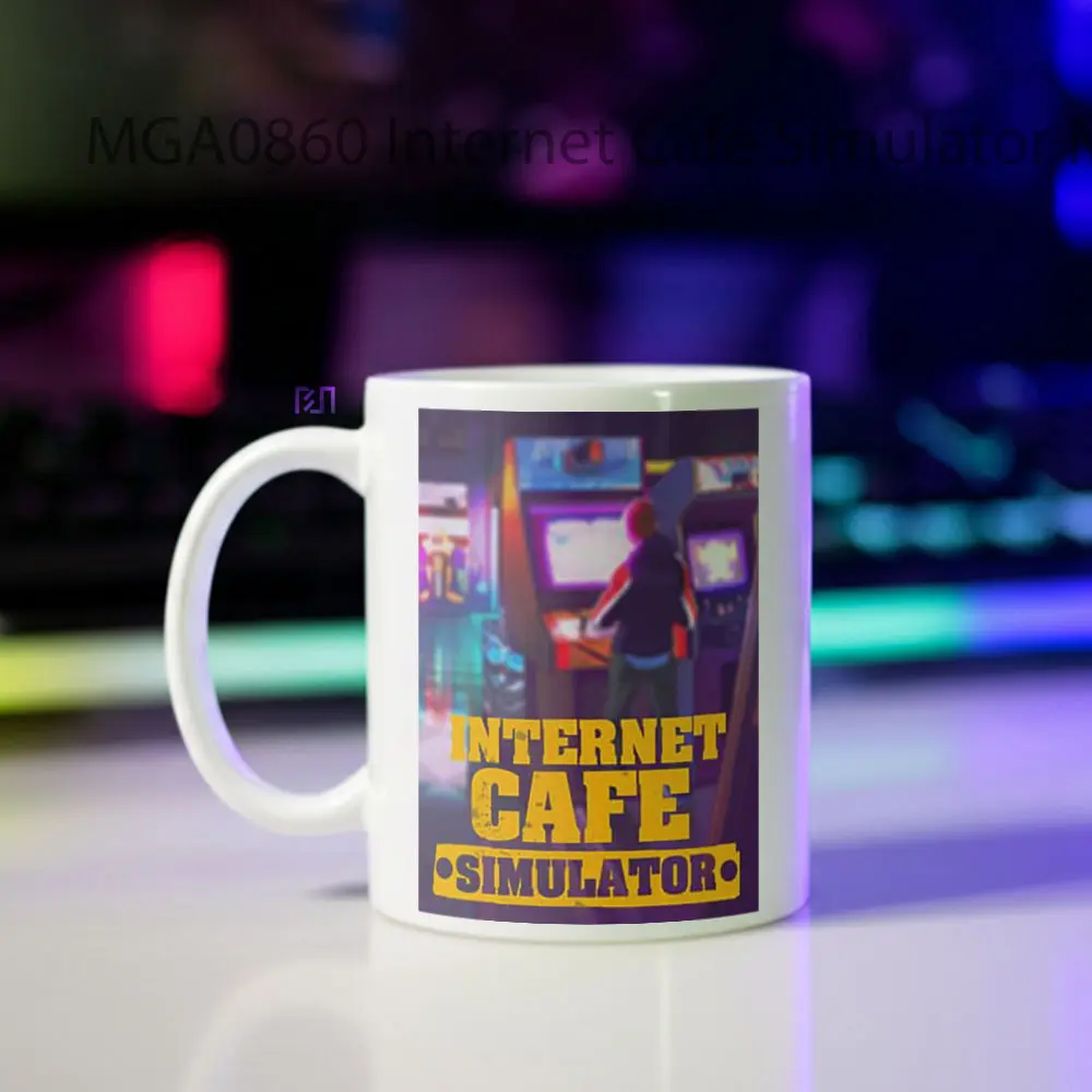 Internet Cafe Simulator Game Mug - Sudut 2