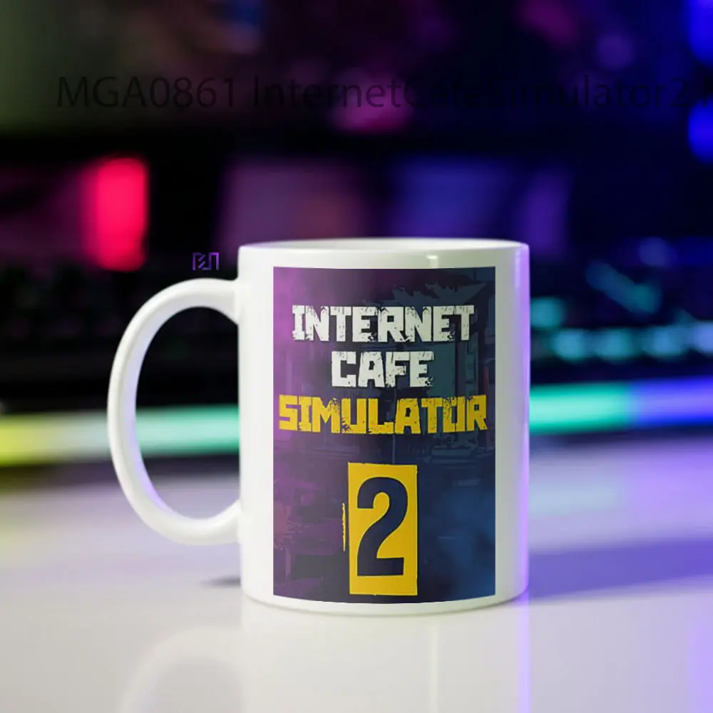 Internet Cafe Simulator 2 Game Mug - Sudut 2