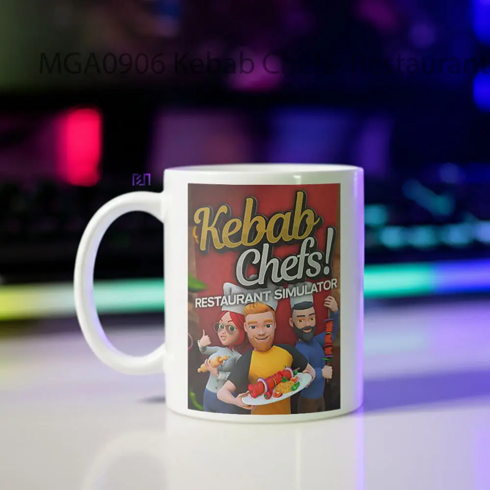 Kebab Chefs - Restaurant Simulator Game Mug - Sudut 2