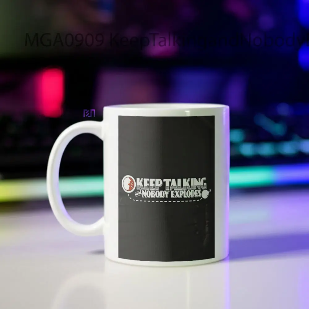 Keep Talking and Nobody Explodes Game Mug - Sudut 2