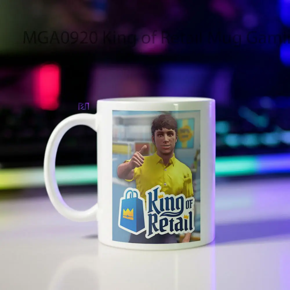 King of Retail Game Mug - Sudut 2