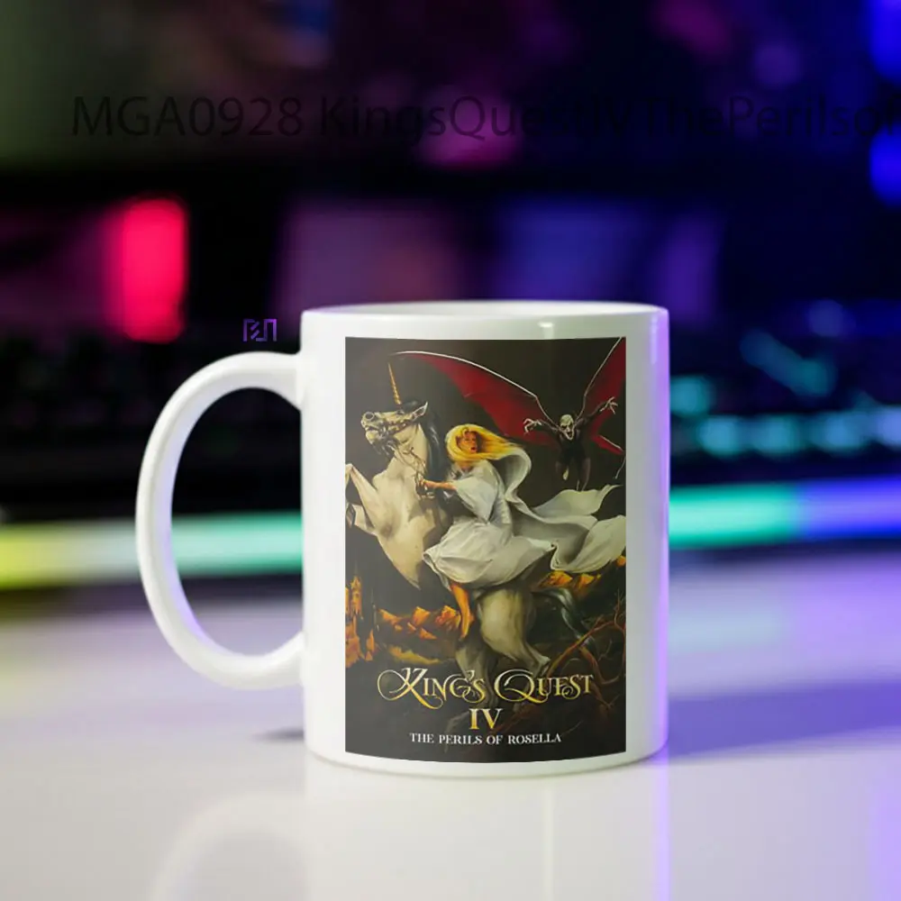 King's Quest IV The Perils of Rosella Game Mug - Sudut 2