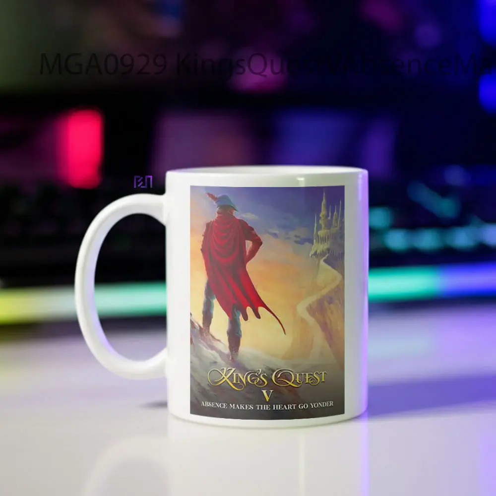 King's Quest V Absence Makes the Heart Go Yonder Game Mug - Sudut 2
