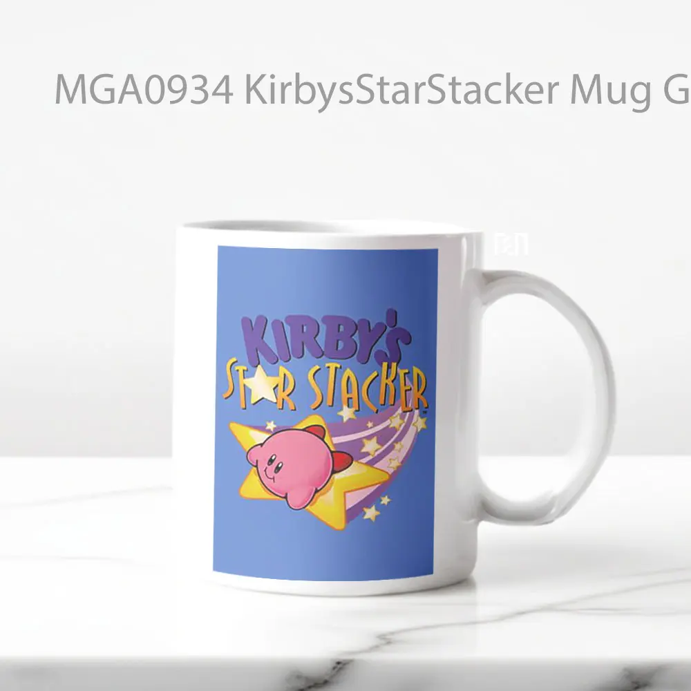 Kirby's Star Stacker Game Mug