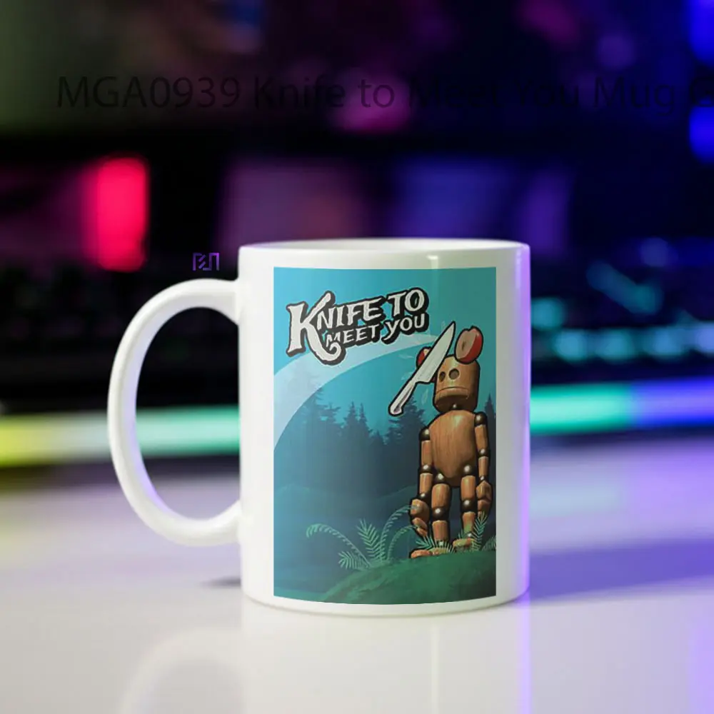 Knife to Meet You Game Mug - Sudut 2